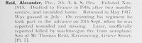 Reid A Pte 7th Argyll And Sutherland Highlanders Photo Available Plate 7
