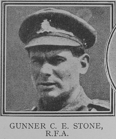 Stone C E Gnr VC Royal Field Artillery