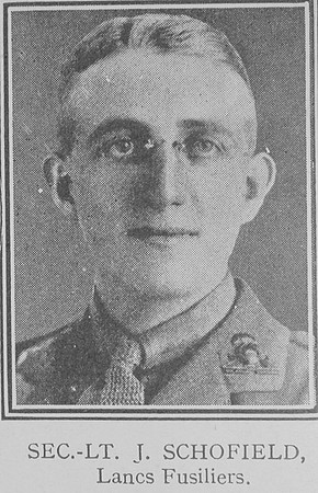 Schofield J 2nd Lt VC Lancashire Fusiliers