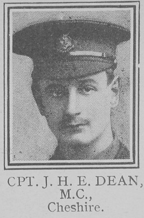 Dean J H E Captain MC Cheshire Regiment