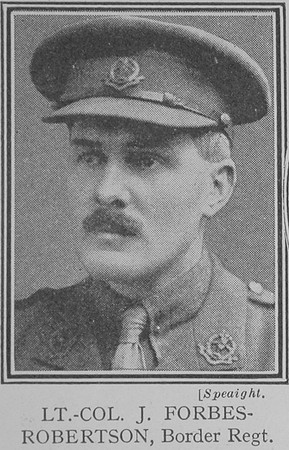 Forbes-Robertson J Lt Col VC Border Regiment