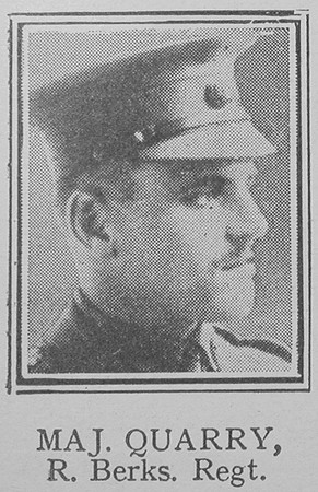 Quarry St J S Major 3rd Royal Berkshire Regiment