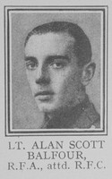 Balfour A S Lt Royal Flying Corps