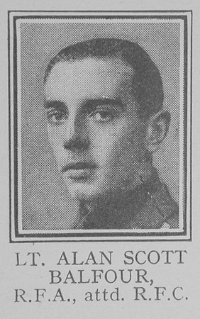 Balfour A S Lt Royal Flying Corps