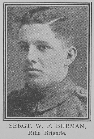 Burman W F Sergt VC 16th Rifle Brigade