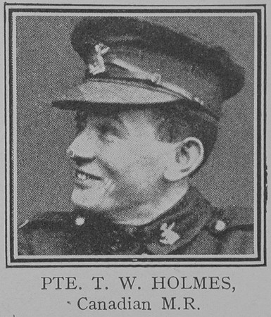 Holmes T W Pte VC 4th Canadian Mounted Rifles