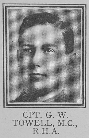 Towell G W Captain MC Royal Horse Artillery