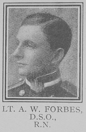 Forbes A W Lt DSO Royal Navy