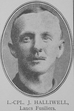 Halliwell J LCpl VC Lancashire Fusiliers