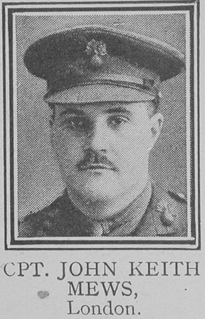 Mews J K Captain 1st Royal Fusiliers