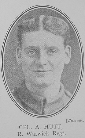Hutt A Cpl VC Royal Warwickshire Regiment