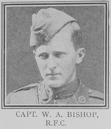 Bishop W A Captain VC Royal Flying Corps