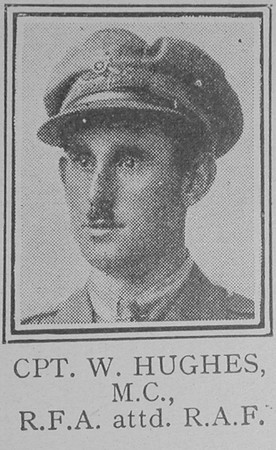 Hughes W Captain MC Royal Field Artillery Attd Royal Air Force