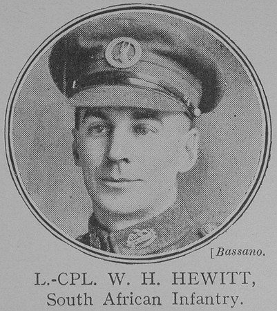 Hewitt W H LCpl VC South African Infantry