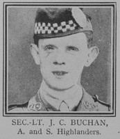 Buchan J C 2nd Lt VC Argyll And Sutherland Highlanders