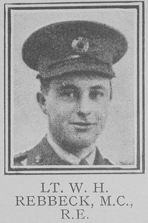 Rebbeck W H Lt MC Royal Engineers