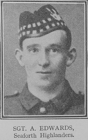 Edwards A Sergt VC Seaforth Highlanders