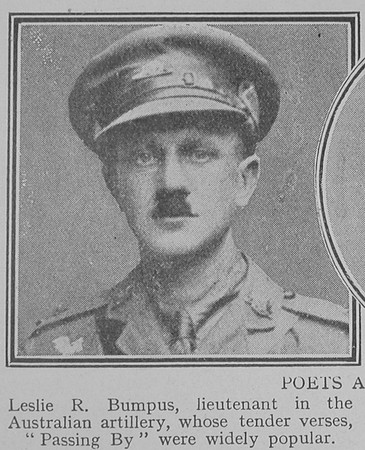 Bumpus L R Lt Australian Artillery