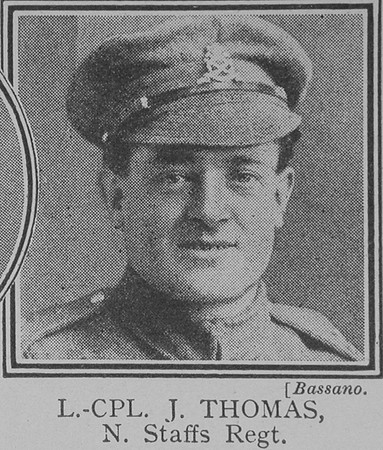 Thomas J LCpl VC North Stafffs Regiment