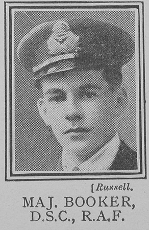 Booker C D Major DSC Royal Air Force