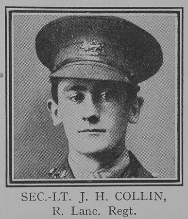 Collin J H 2nd Lt VC Kings Own Royal Lancs Regiment