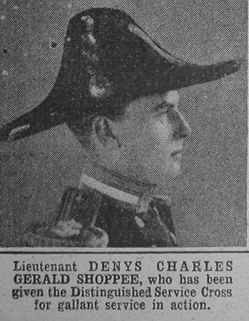 Shoppee D C G Lt DSC RN The War Illustrated 8th May 1915