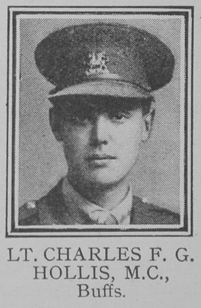 Hollis C F G Lt MC East Kent Regiment