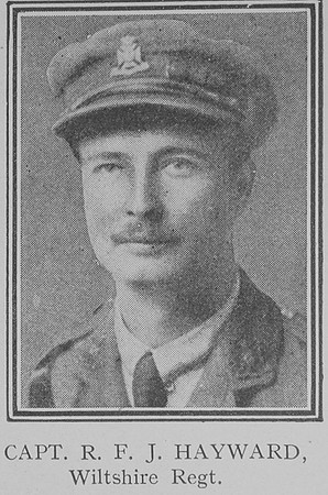 Hayward R F J Captain VC Wiltshire Regiment