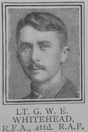 Whitehead G W E Lt Royal Field Artillery Attd Royal Air Force