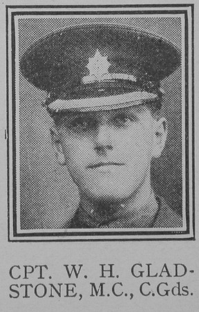 Gladstone W H Captain MC Coldstream Guards