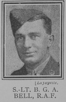 Bell B G A 2nd Lt Royal Air Force
