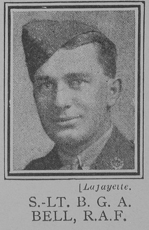 Bell B G A 2nd Lt Royal Air Force