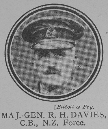 Davies R H Maj Gen CB New Zealand Expeditionary Force