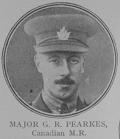 Pearkes G R Major VC 5th Canadian Mounted Rifles