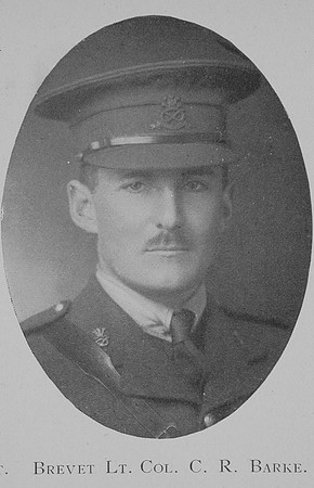 Barke C R Brevet Lt Col 5th North Staffs Regiment The Fifth North Staffords