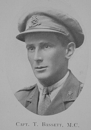 Bassett T Captain MC 5th Norh Staffs Regiment The Fifth North Staffords