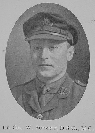 Burnett W Lt Col DSO MC 5th North Staffs Regiment The Fifth North Staffords