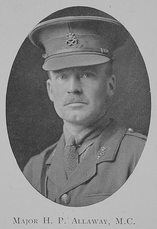 Allaway H P Major MC 5th North Stafford Regiment The Fifth North Staffords