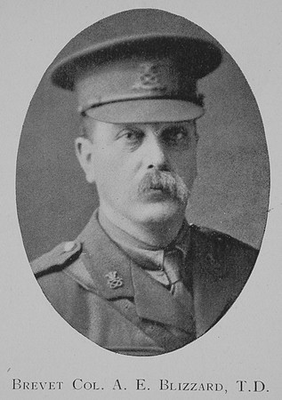 Blizzard A E Brevet Col 5th North Staffs Regiment The Fifth North Staffords