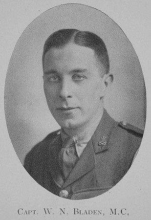 Bladen W N Captain MC 5th North Staffs Regiment Te Fifth North Staffs Regiment