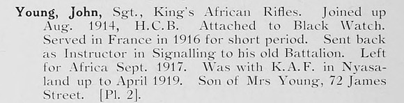 Young J Sergt Black Watch Photo Available Plate 2