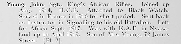 Young J Sergt Black Watch Photo Available Plate 2