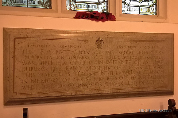 Memorial To 21st (4th Public School Battalion) Royal Fusiliers
