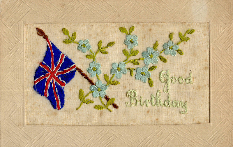 Patriotic Birthday Silk Front