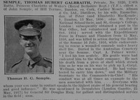 Semple T H G Pte 4th Royal Berkshire Regiment Obit De Ruvignys Roll Of Honour Vol 2