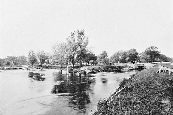 Penton Hook Lock Staines 1890s