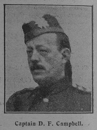 Campbell D F Captain Black Watch Graphic 12th Jan 1916