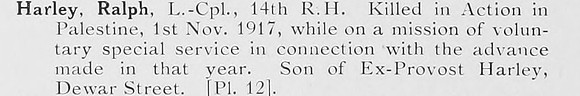 Harley R LCpl 14th Black Watch Photo Available Plate 12
