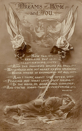 Dreams Of Home And You Postcard Front