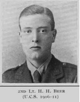 Beer H H 2nd Lt Manchester Regiment